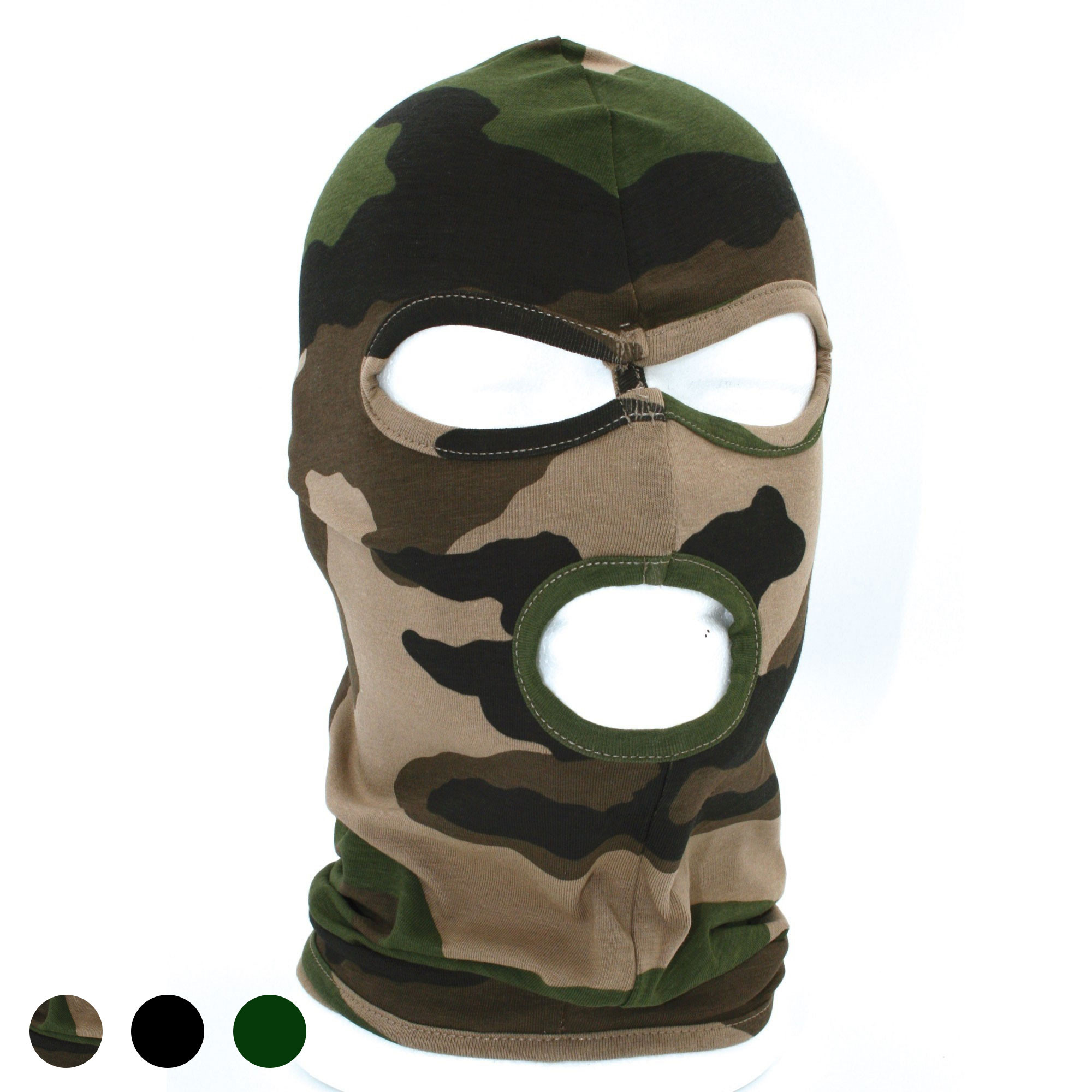 Cagoule 3 ouvertures camouflage Cagoule 3 ouvertures camouflage