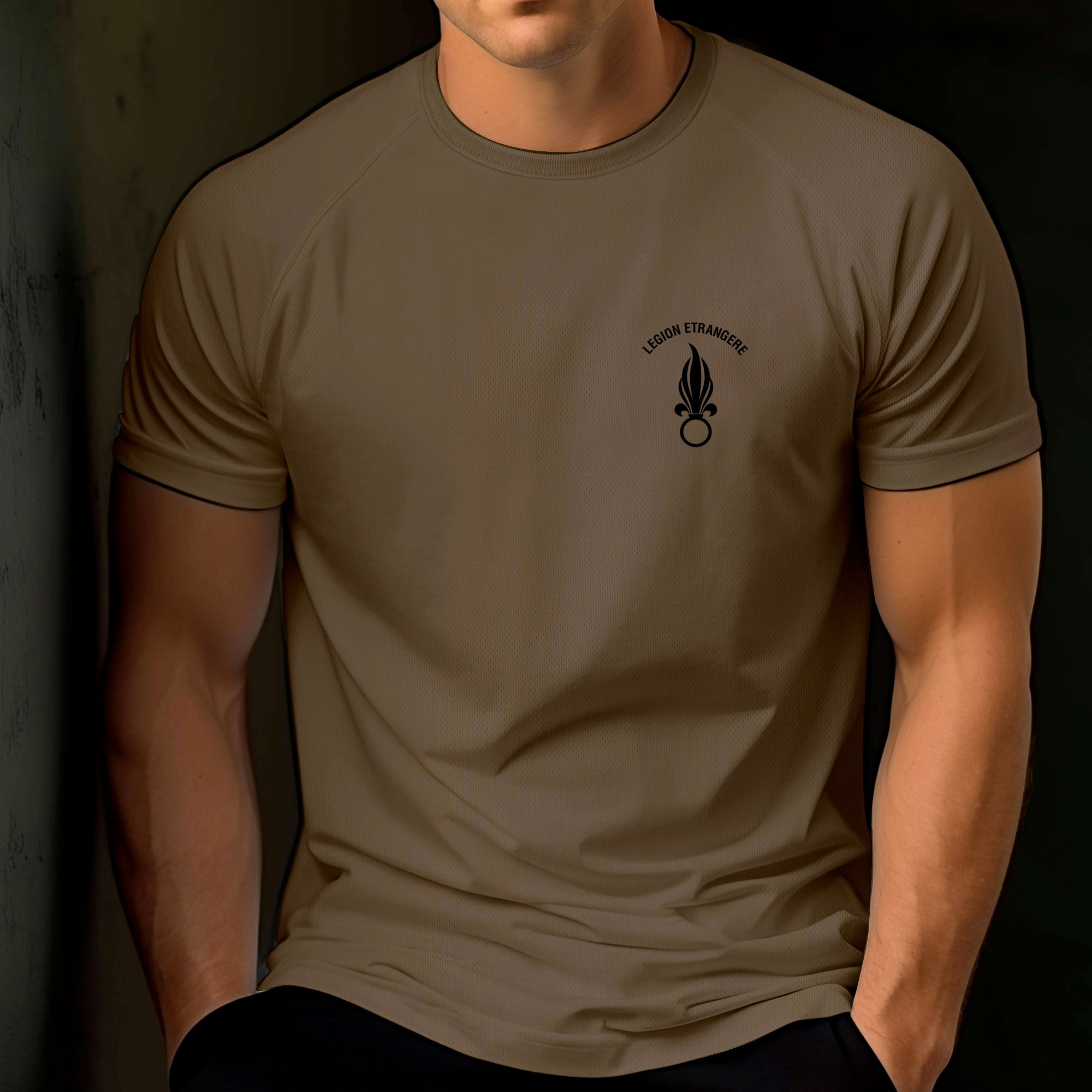 TEE SHIRT FELIN POLYESTER MESH M.COURTES RAGLAN SERIGRAPHIE LEGION TEE SHIRT FELIN POLYESTER MESH M.COURTES RAGLAN SERIGRAPHIE LEGION