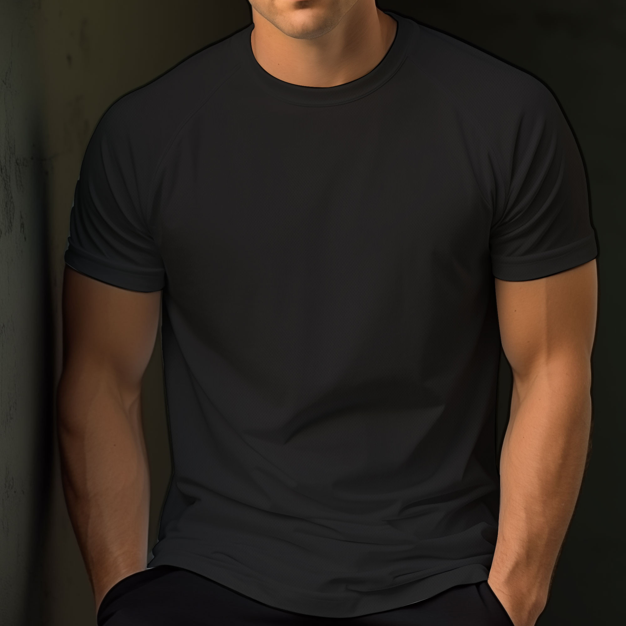 Tshirt noir lot de 2 Tshirt noir lot de 2