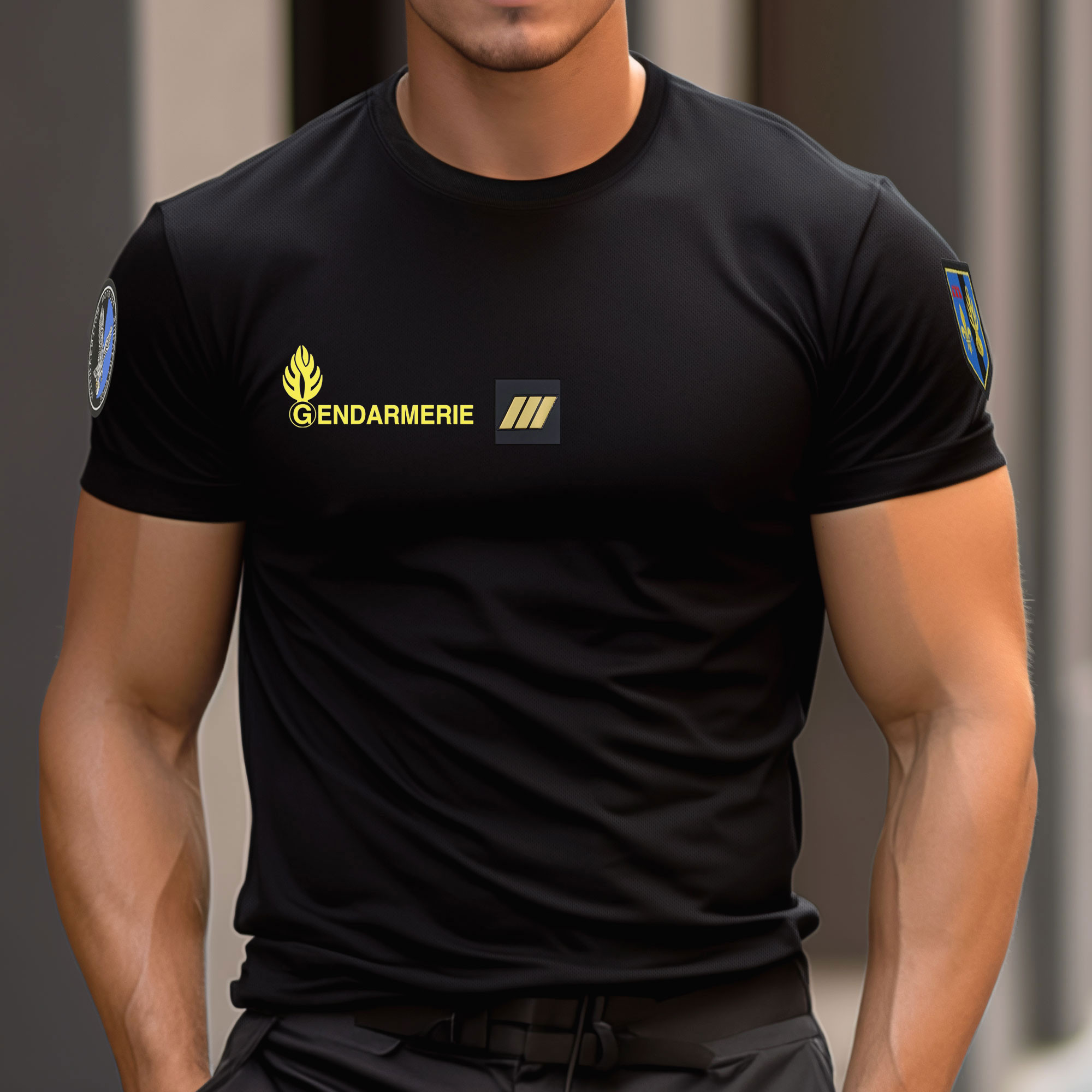 tshirt noir Gendarmerie Mobile tshirt noir Gendarmerie Mobile