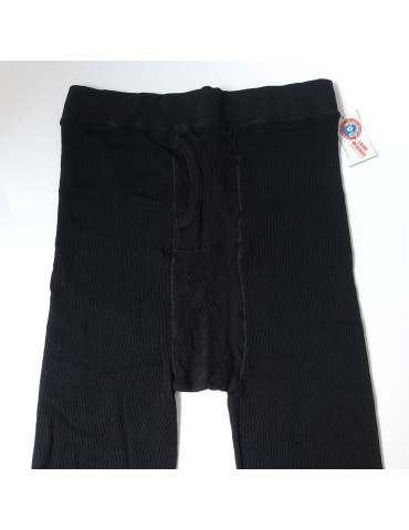 pantalon noir laine mérinos