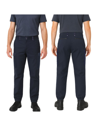 Pantalon d'intervention bleu mat