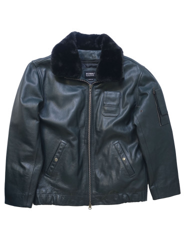 Blouson pilote en cuir