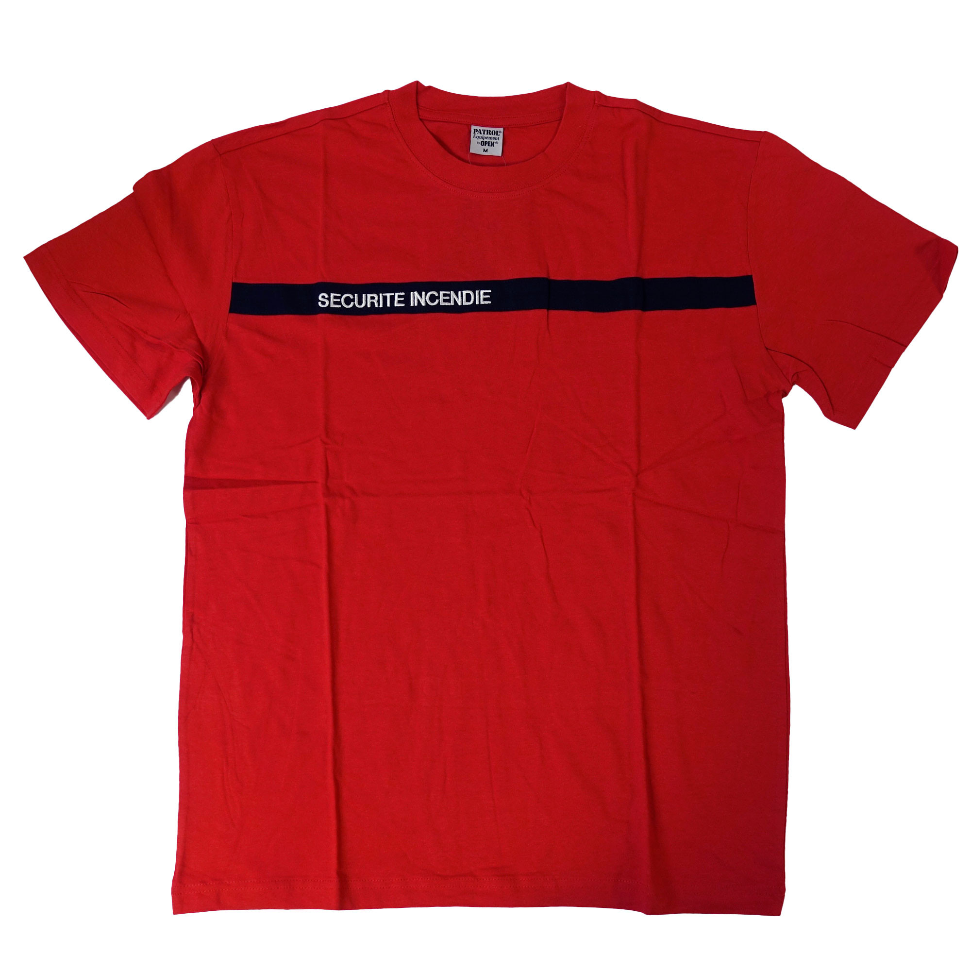 T-shirt Sécurité Incendie rouge T-shirt Sécurité Incendie rouge