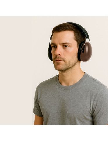 Casque anti-bruit pliable coyote