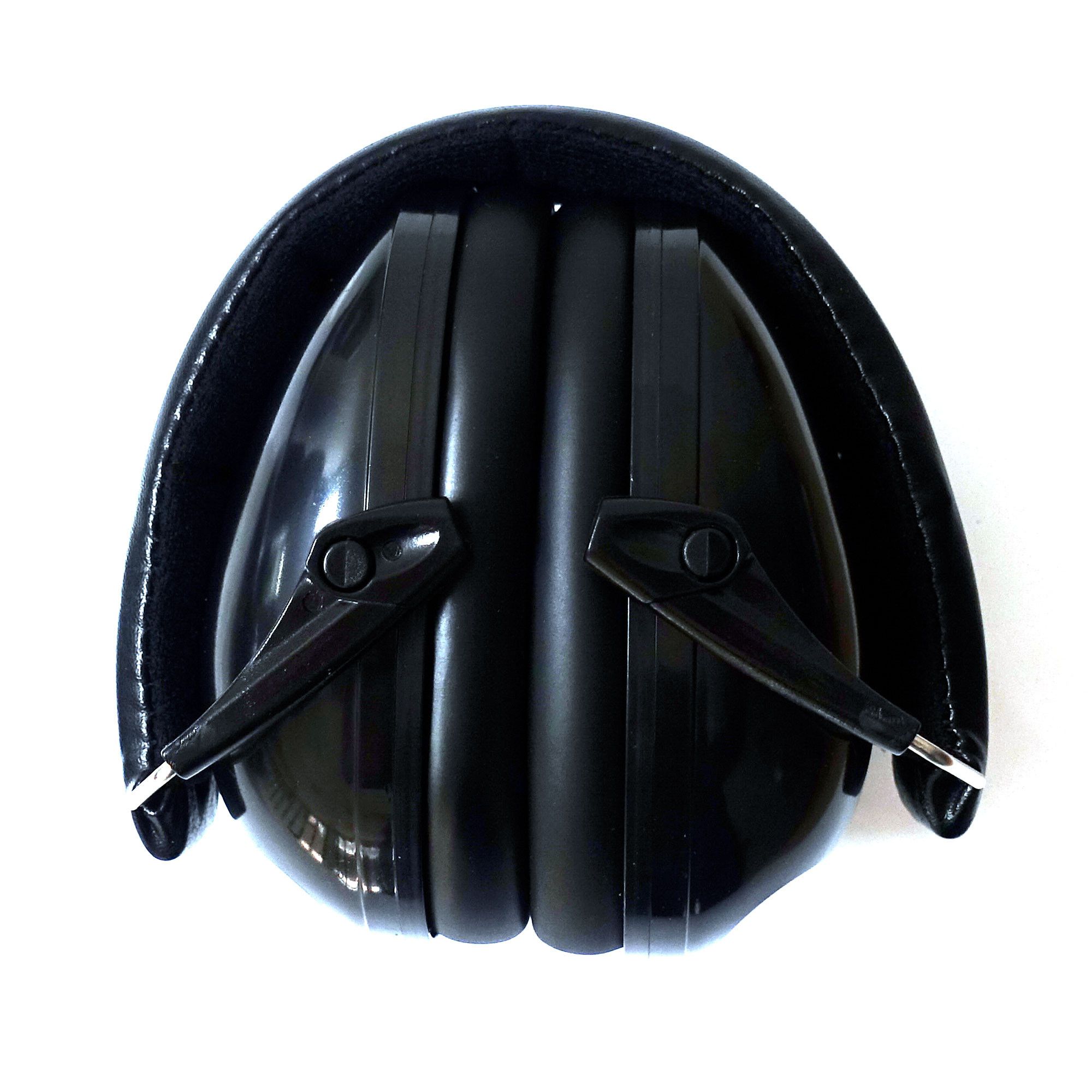 Casque anti-bruit pliable noir Casque anti-bruit pliable noir