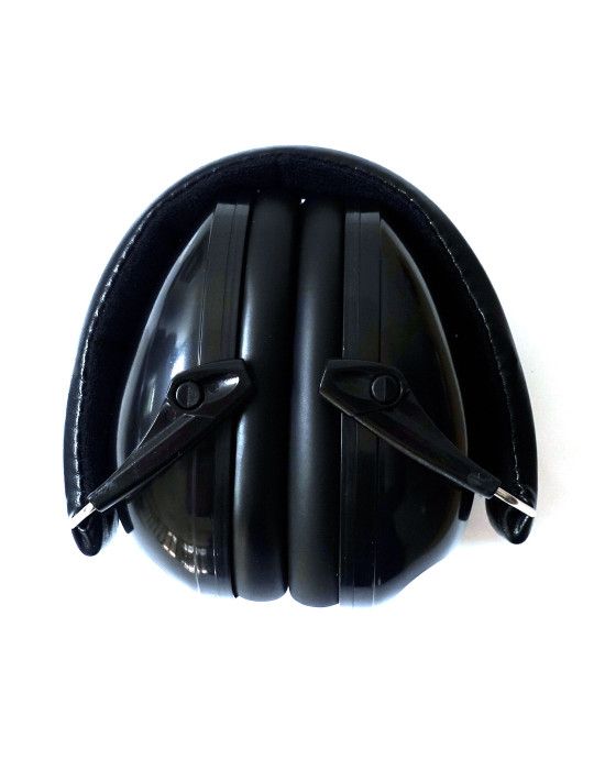 Casque anti-bruit pliable noir