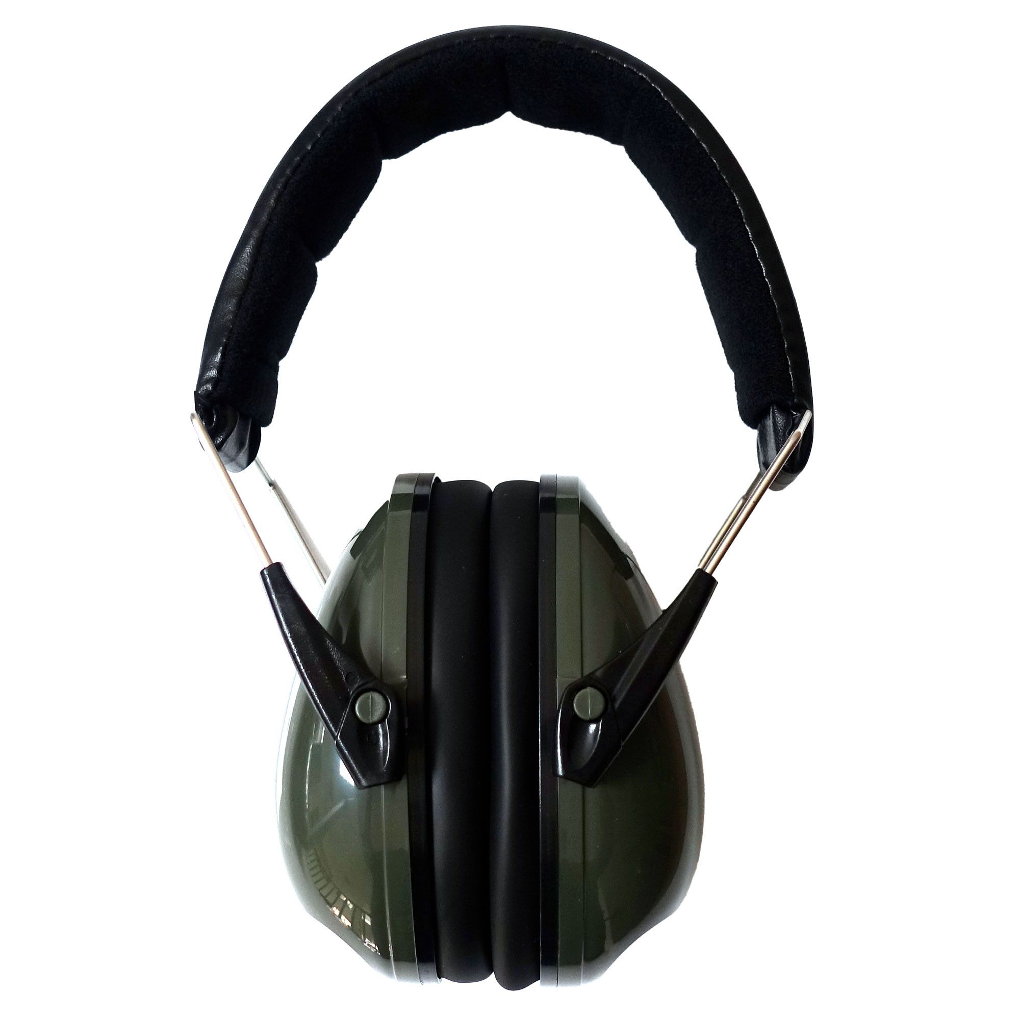 Casque anti-bruit pliable vert armée