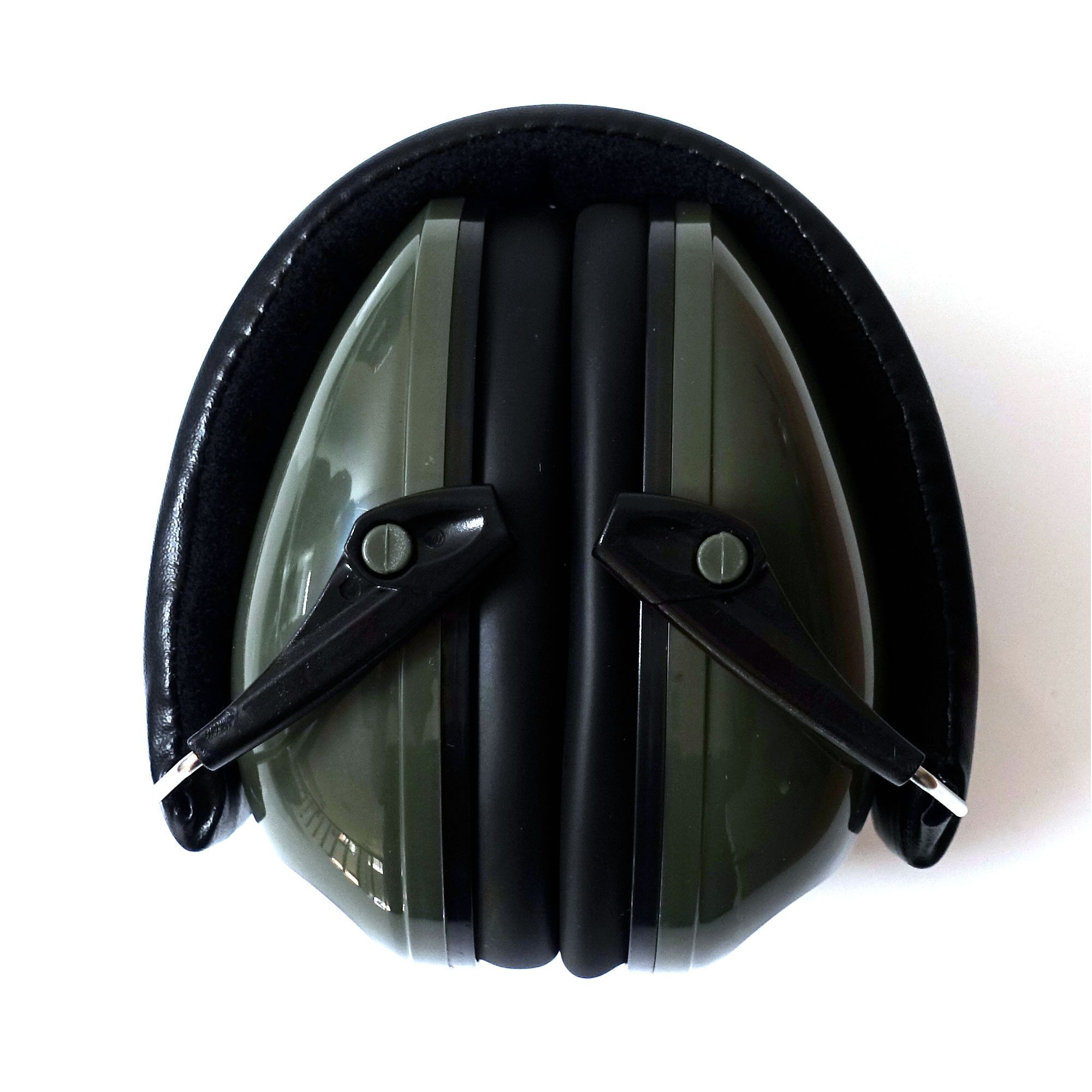 Casque anti-bruit pliable vert armée