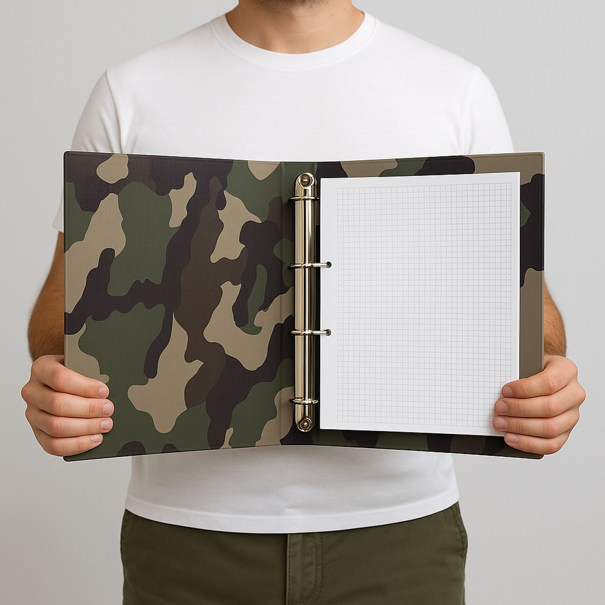 Classeur A4 camouflage CE