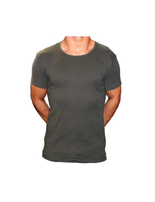 TEE SHIRT SLIM VERT COTE 1X1