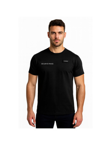 T-shirt Sécurité Privée rétro réfléchissant nouvelles normes