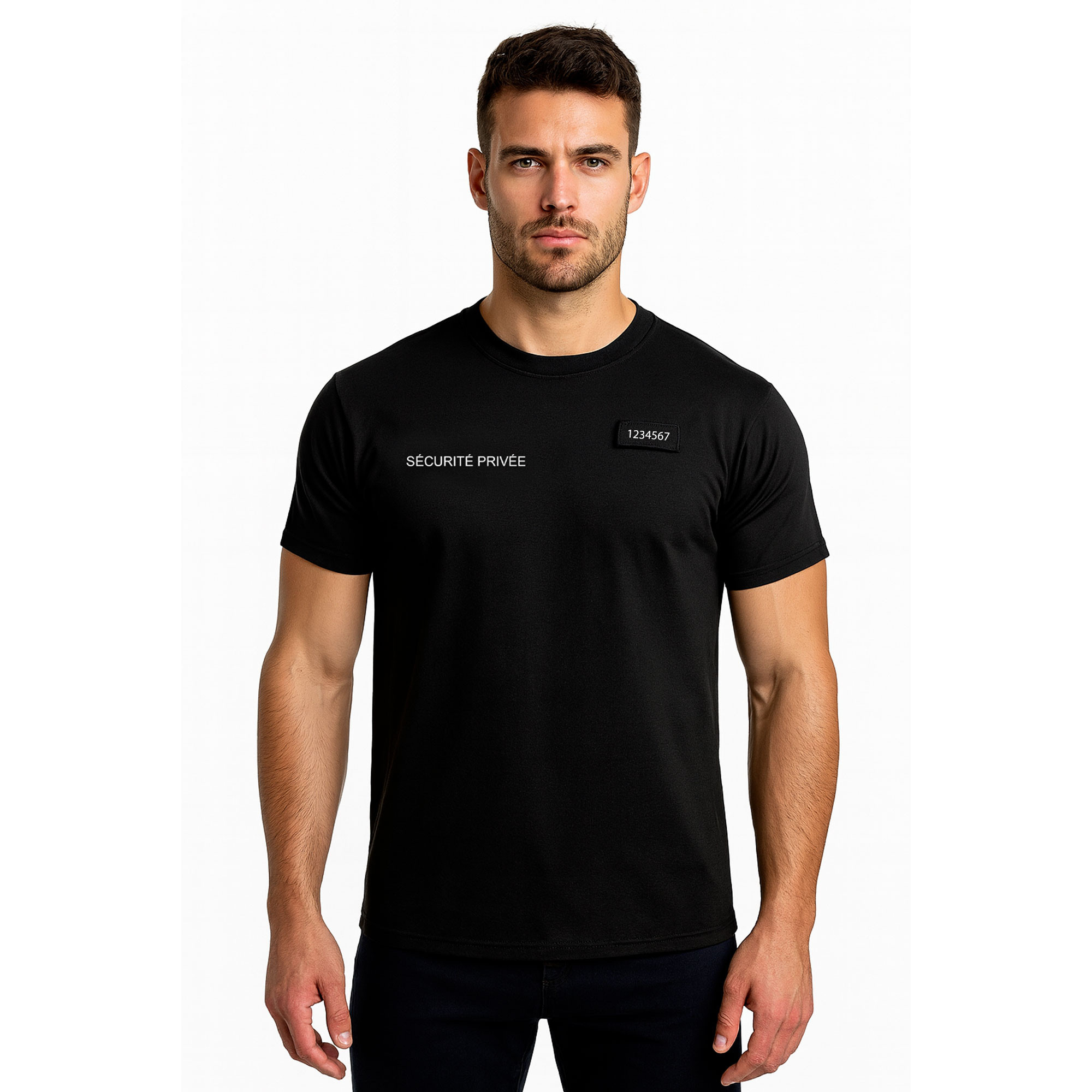 T-shirt Sécurité Privée rétro réfléchissant nouvelles normes