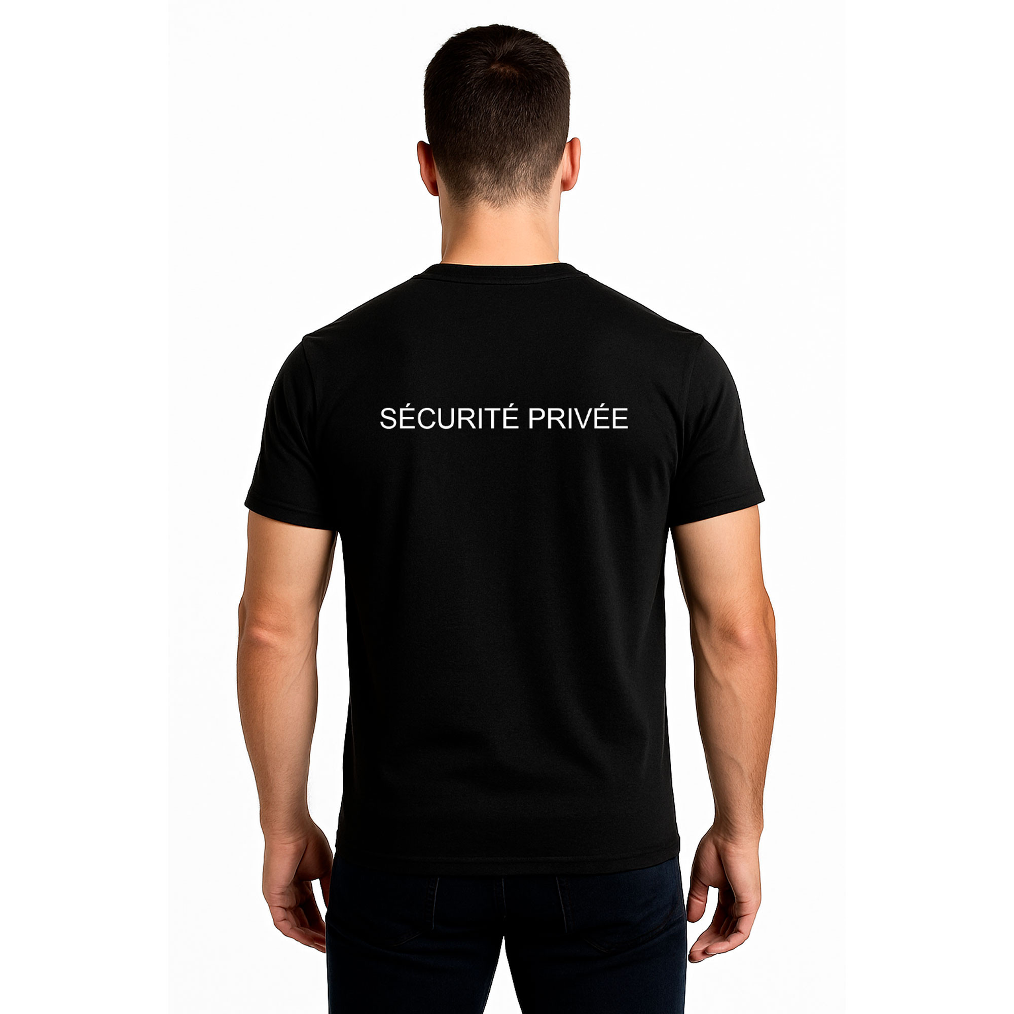 T-shirt Sécurité Privée rétro réfléchissant nouvelles normes