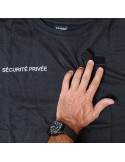 T-shirt Sécurité Privée rétro réfléchissant nouvelles normes