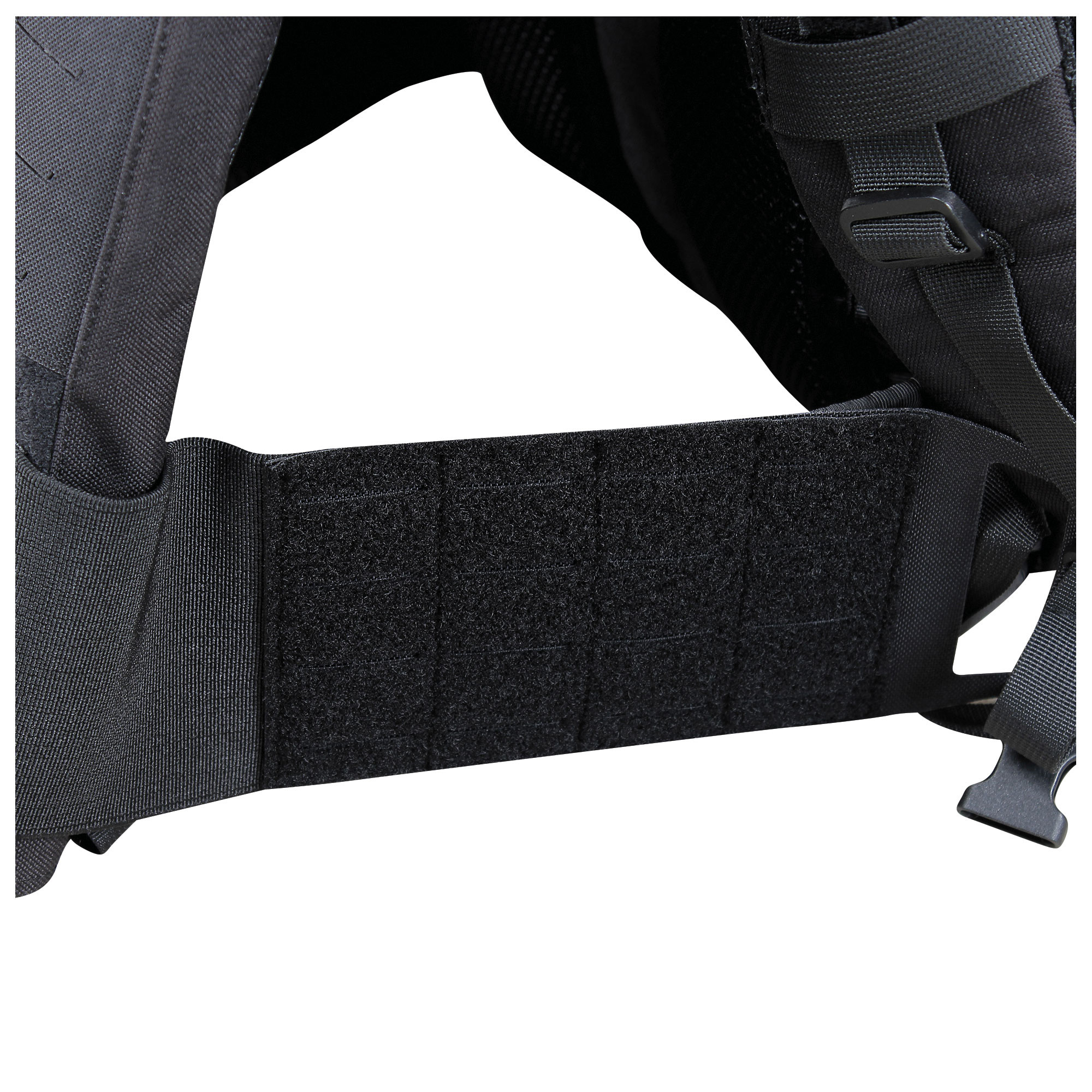 Sac à dos avec porte plaque extractible 1000D nylon noir