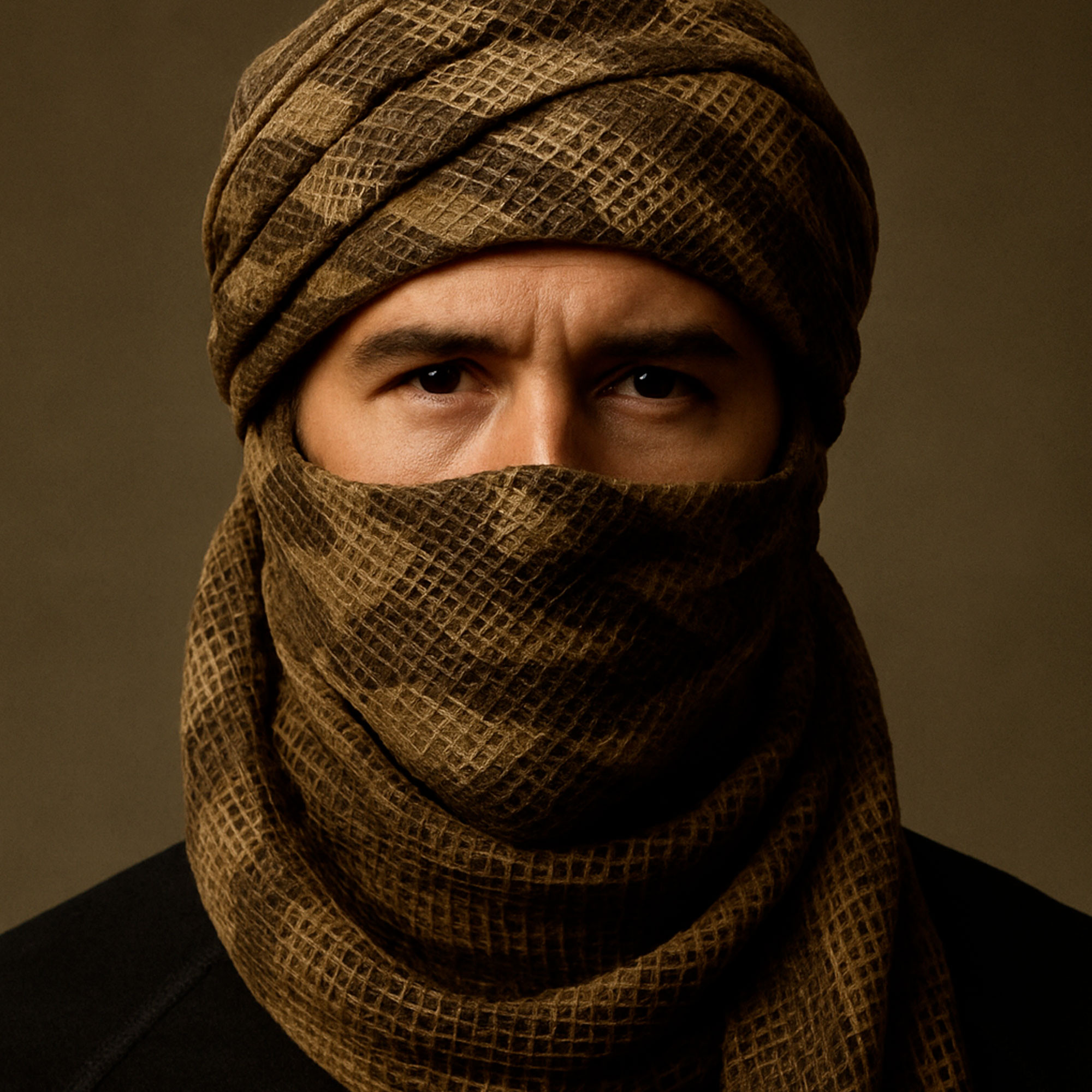 Chèche filet camouflage Désert Chèche filet camouflage Désert