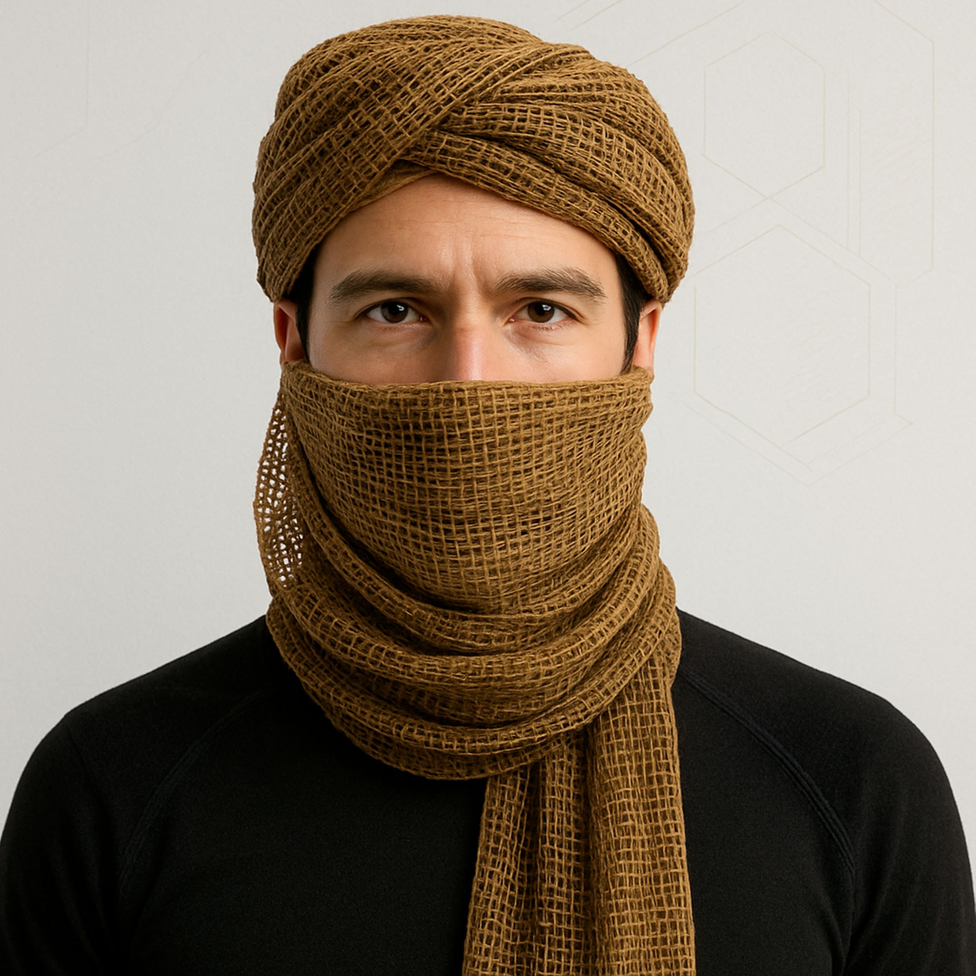 Chèche filet coyote