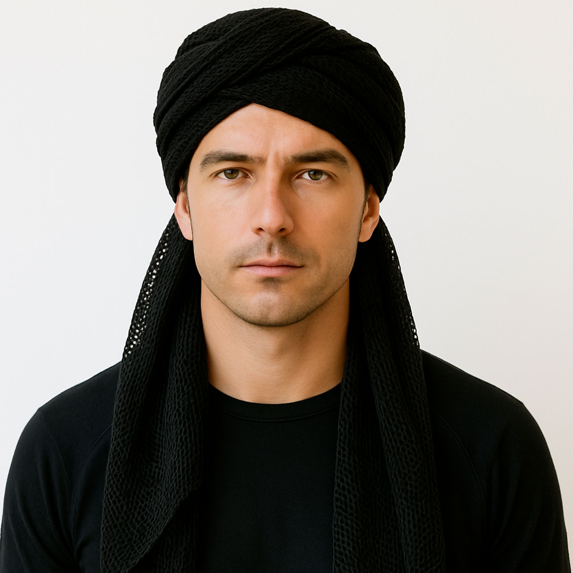 Chèche filet noir Chèche filet noir