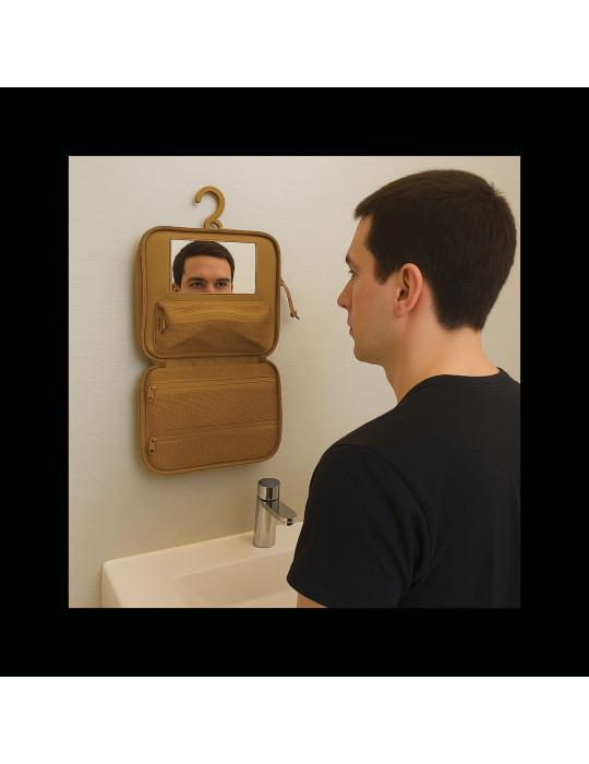 Trousse de toilette coyote