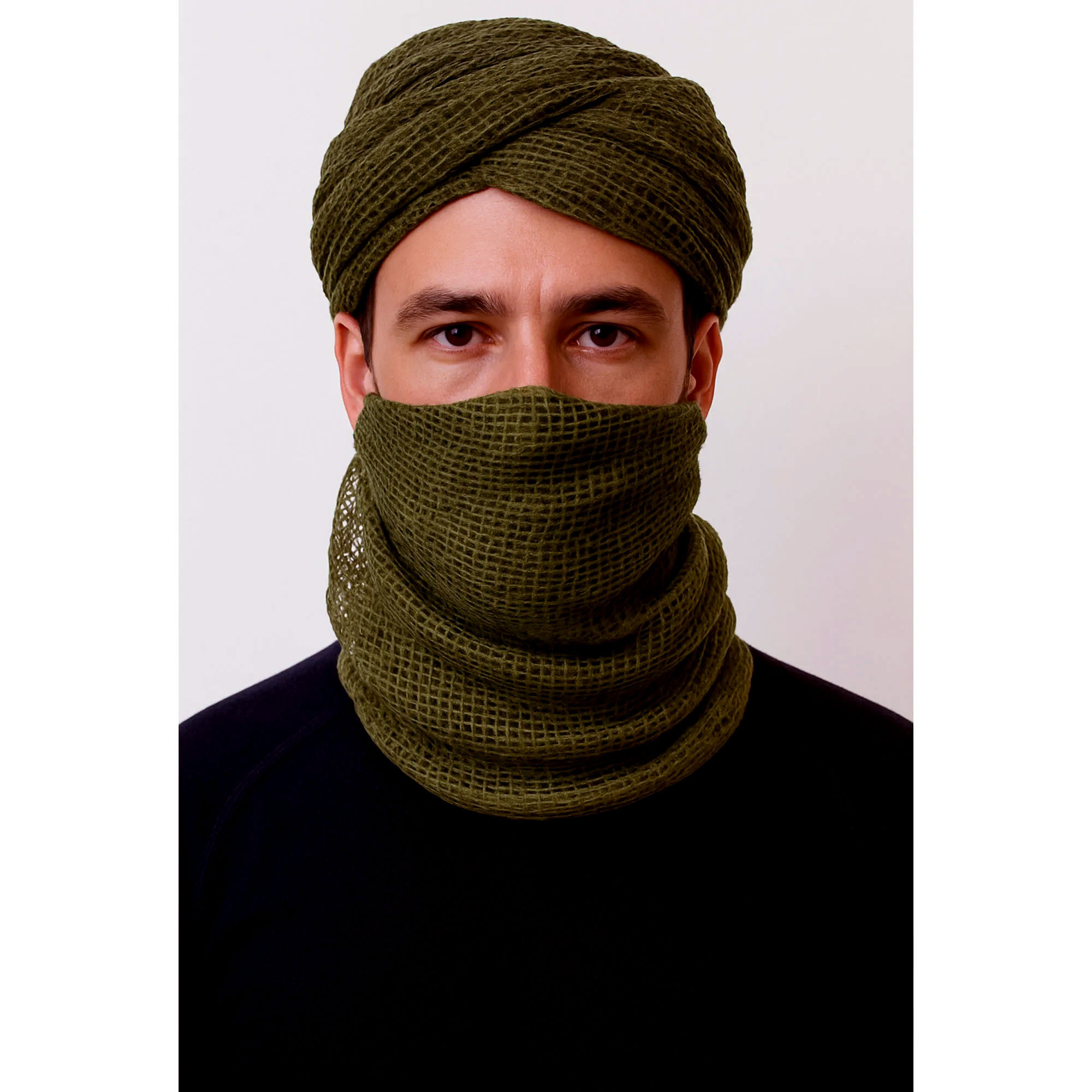 Chèche filet Ranger Green