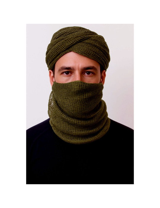 Chèche filet Ranger Green