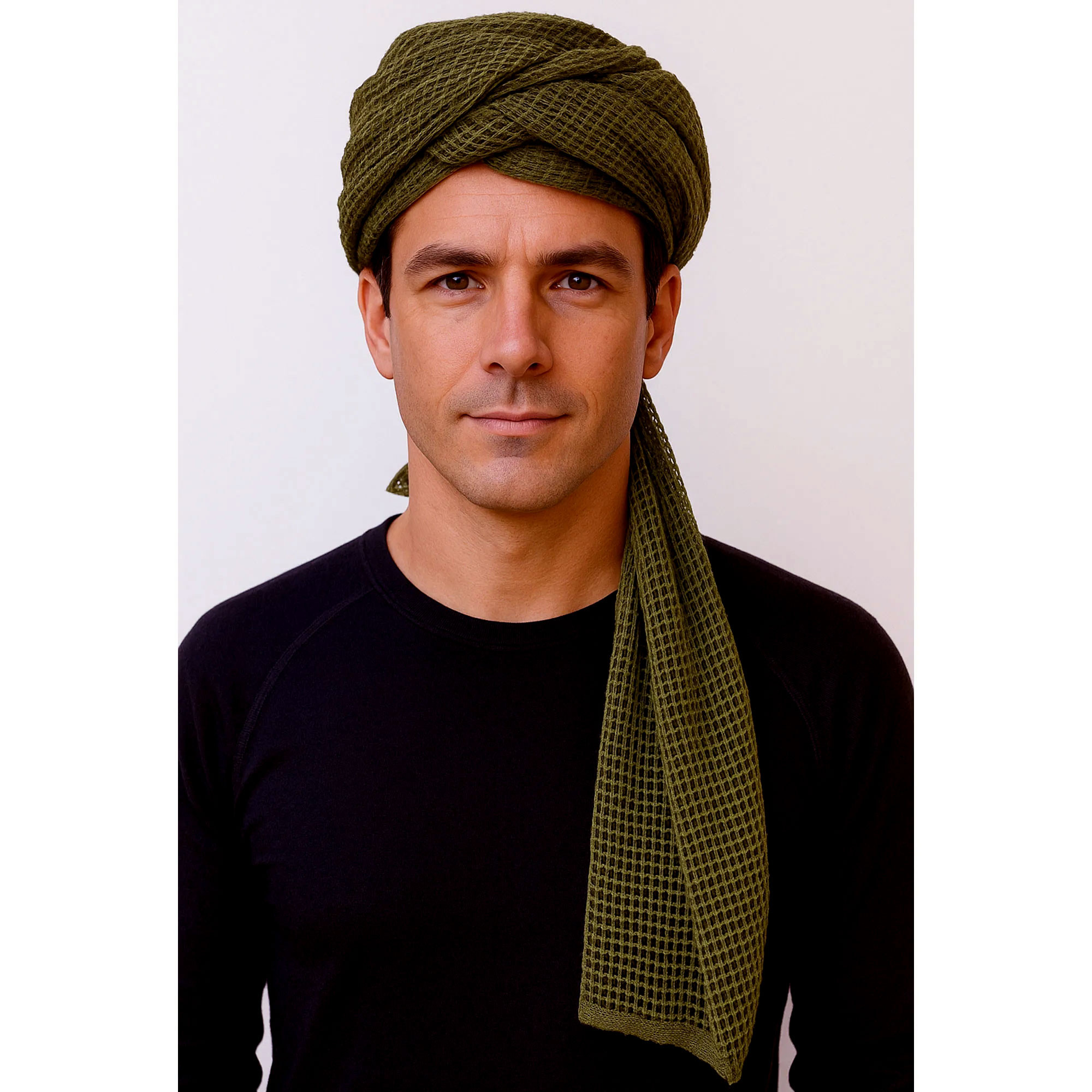 Chèche filet Ranger Green