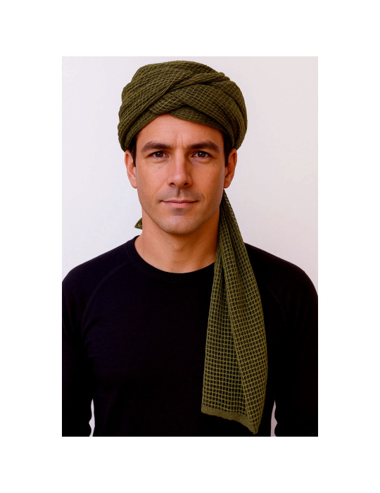 Chèche filet Ranger Green