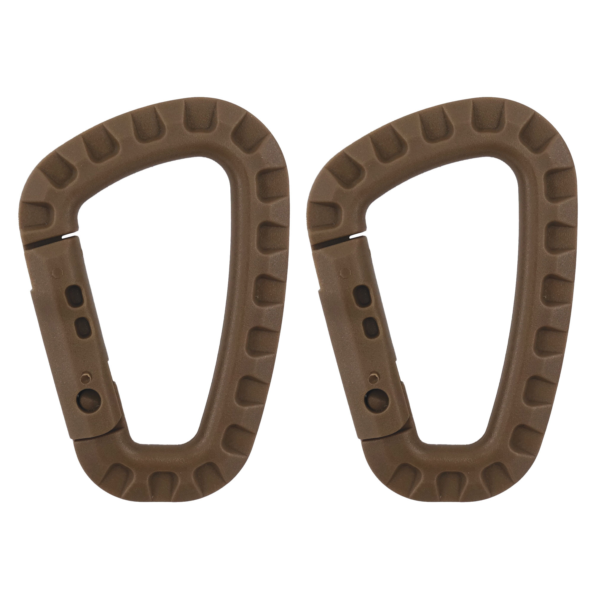 Duo de mousquetons coyote