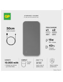 Batterie externe GP Plus Series 10 000 mAh Noir
