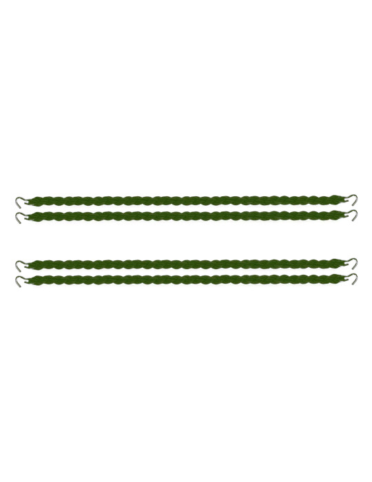 Élastiques bas de pantalon (2 paires) - vert armée