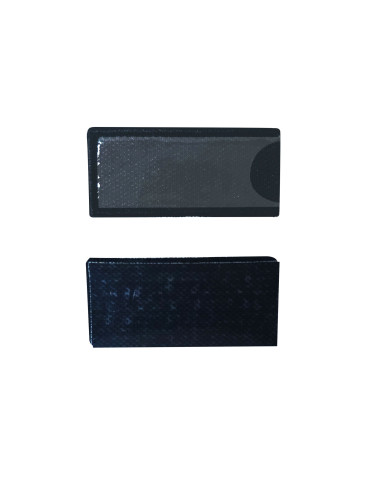 Glissière RIO avec fenêtre PVC et Velcro Mâle / Femelle pour transfert