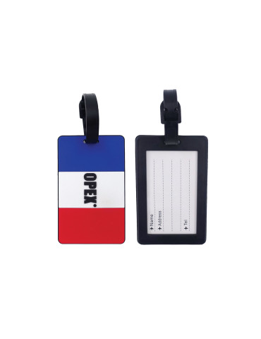 Etiquette bagage en Rubber