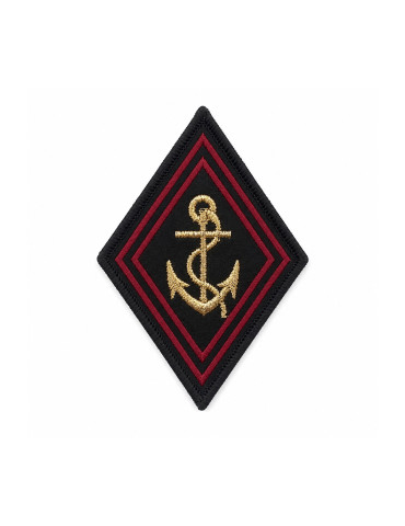 Ecusson brodé losange Troupes de Marine