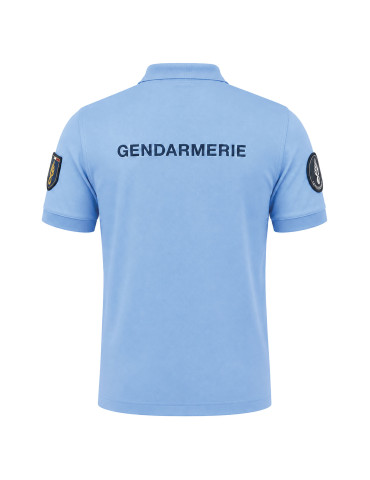 POLO GENDARMERIE BLEU COOLDRY ANTI HUMIDITE MAILLE PIQUEE