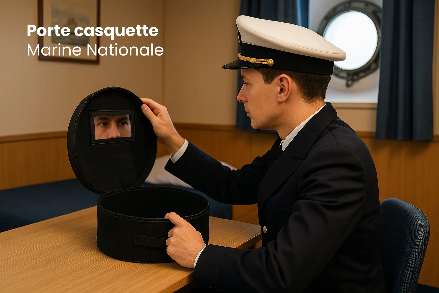 porte casquette Marine Nationale