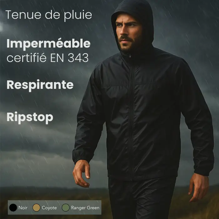 tenue de pluie imperméable