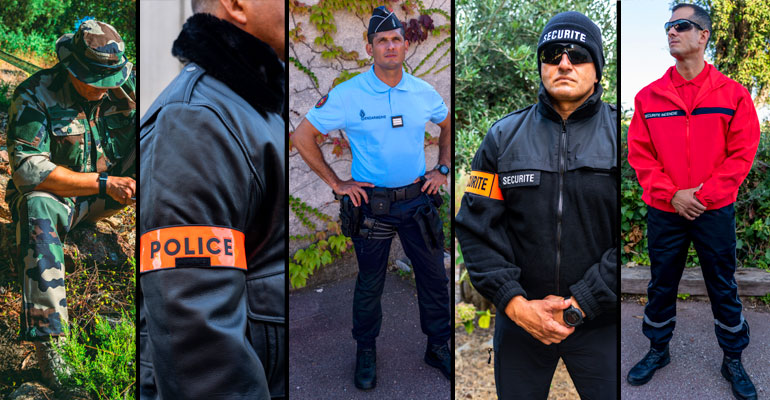 Vêtements pour militaires gendarmerie police
