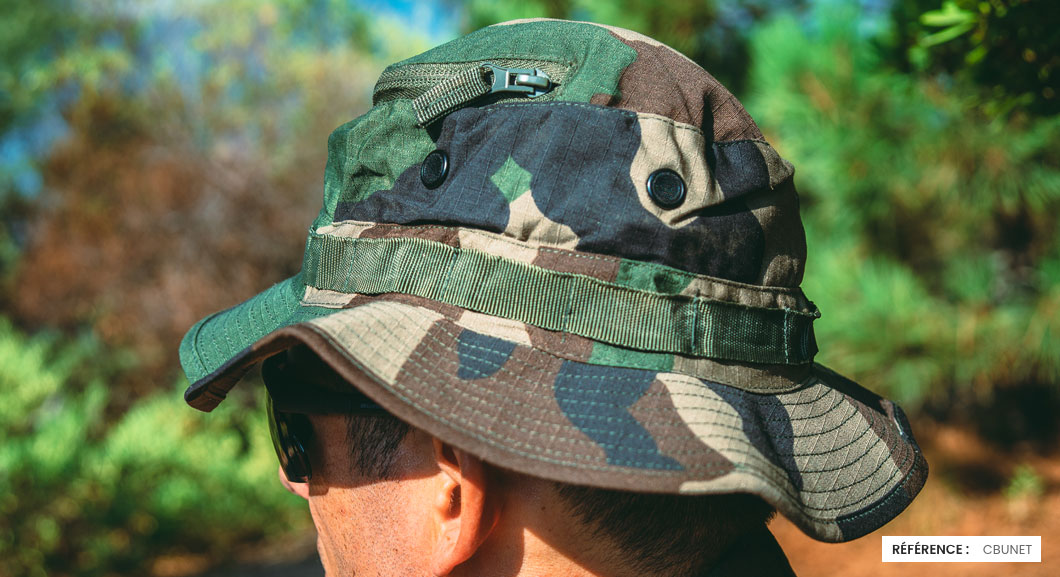 chapeau camouflage